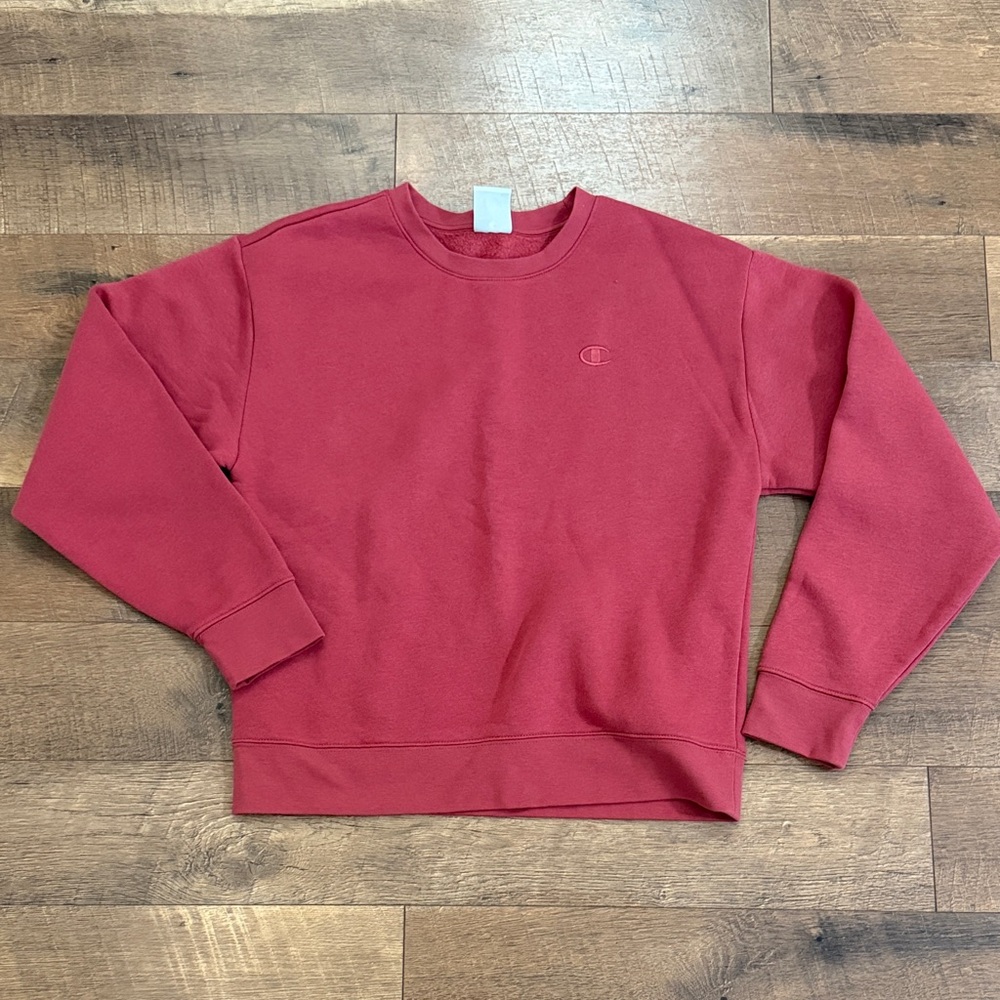 Women’s Champion Burgundy Crewneck Sweatshirt